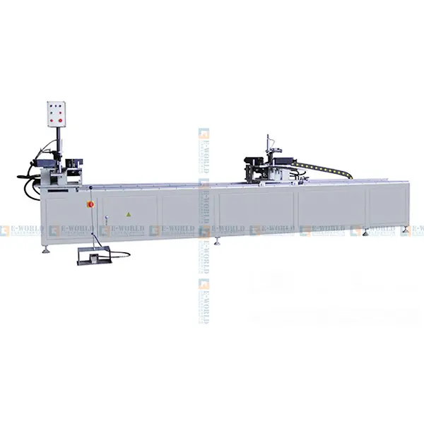 Aluminum window double head corner combining ma...